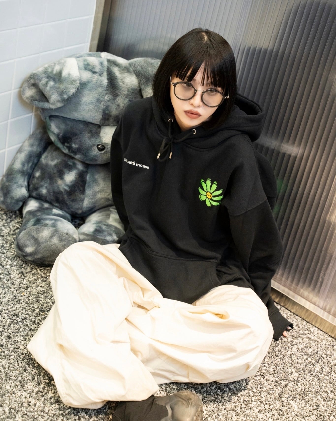 flower logo parker/black | ssssattimous flower logo parker/black | ssssattimous