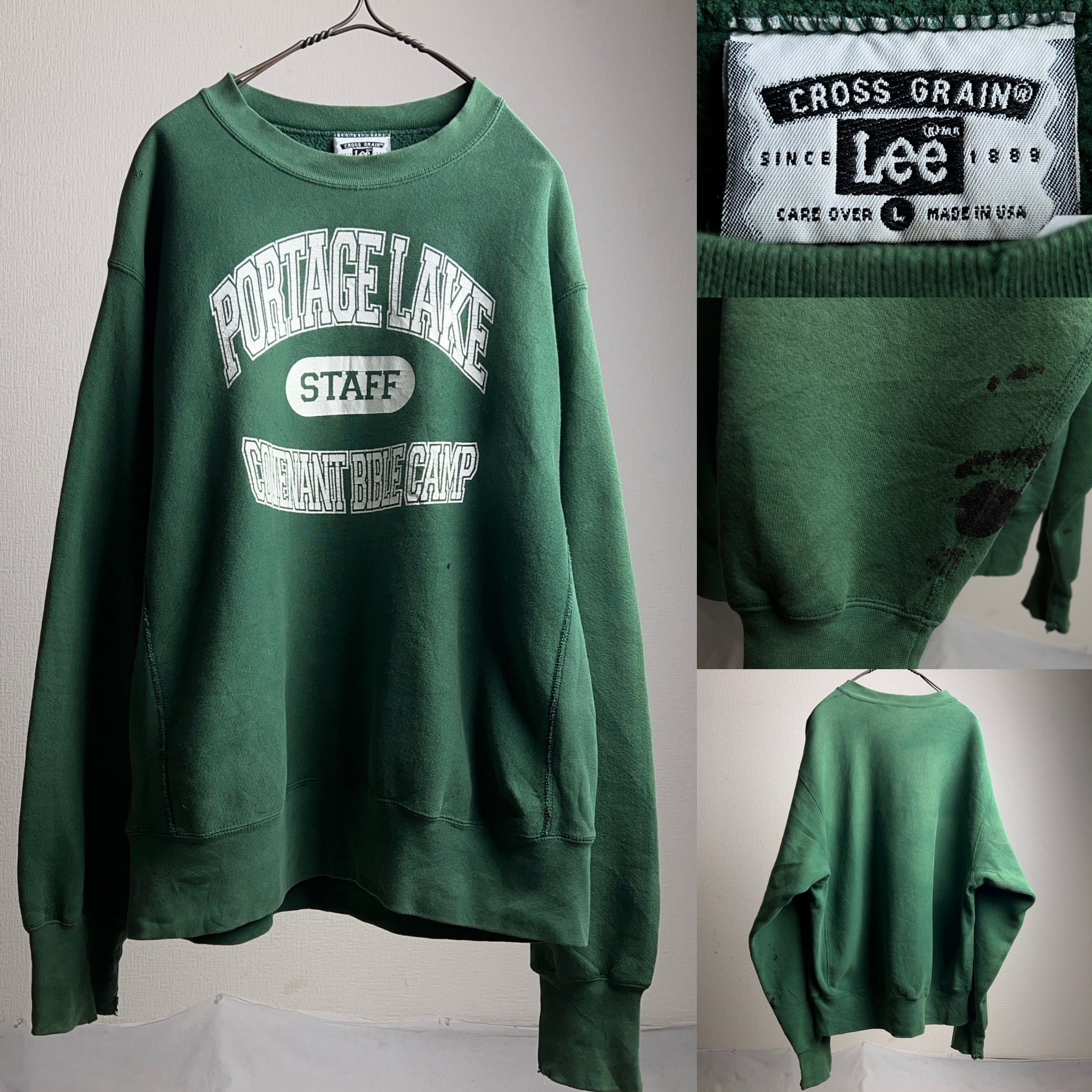 90's Lee Print Sweatshirt USA製 SIZE L 90年代 リー プリント 