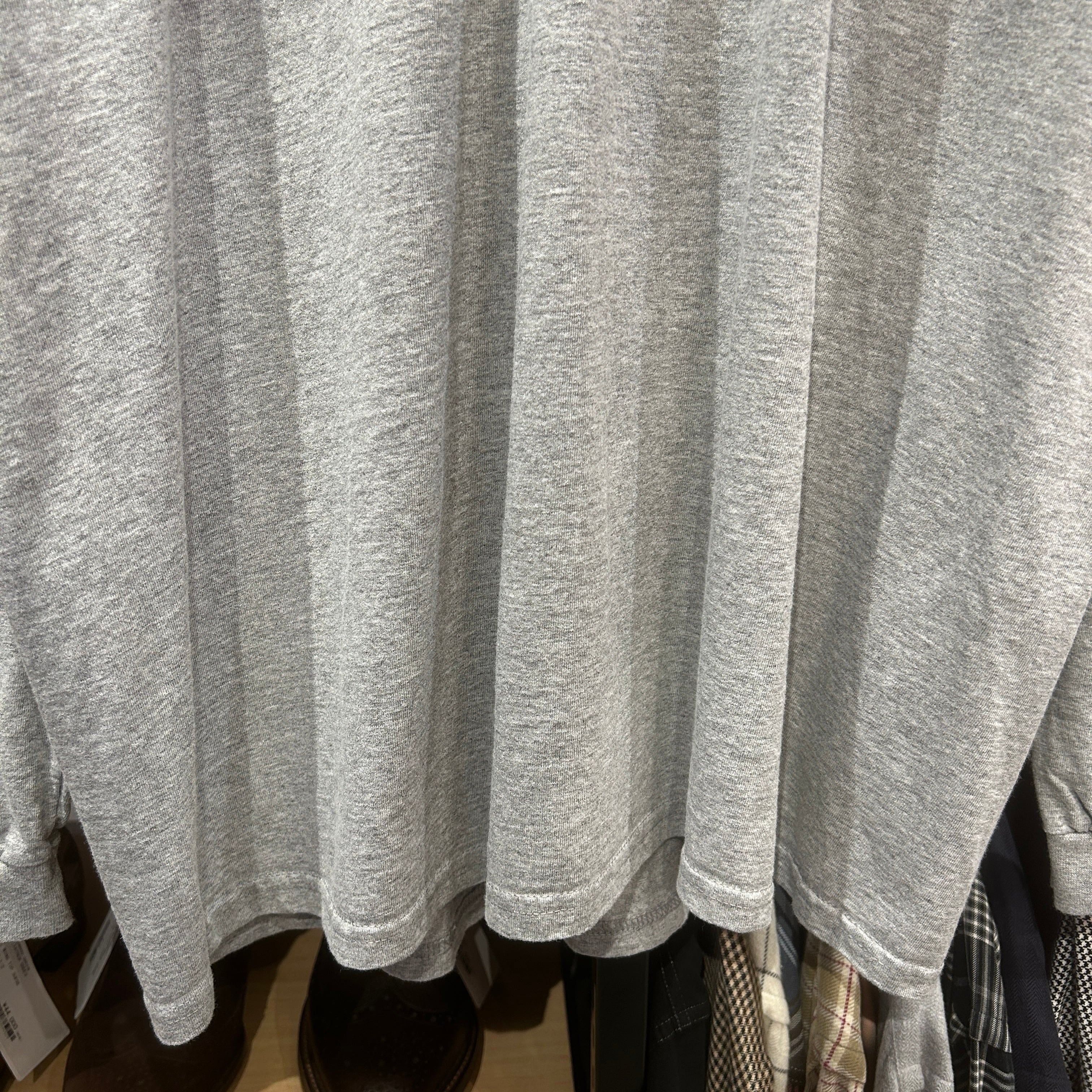 1990s NIKE LOGO L/S T-SHIRT GRAY | safarionline