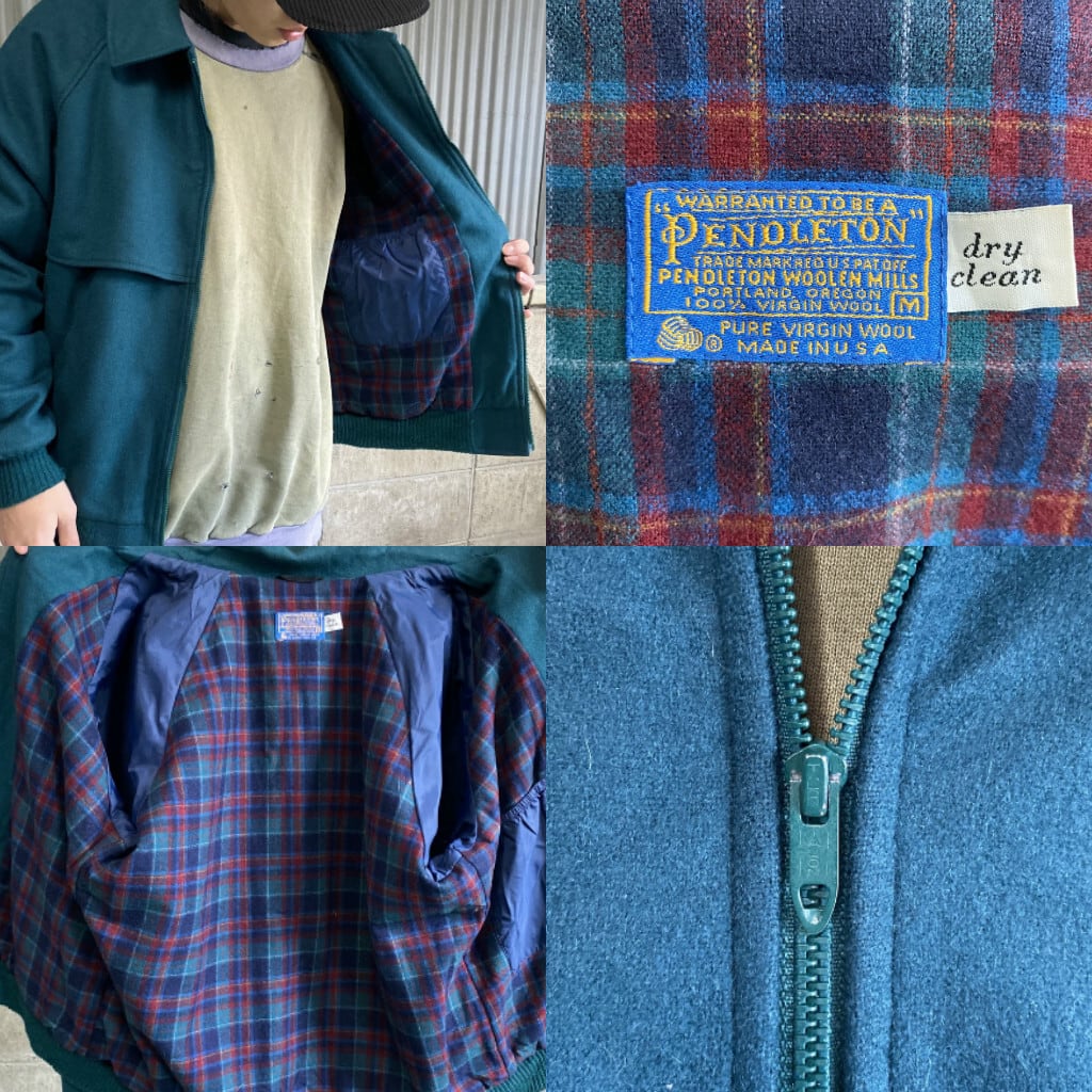 70年代 ビンテージ PENDLETON ペンドルトン ウールブルゾン ジャケット 