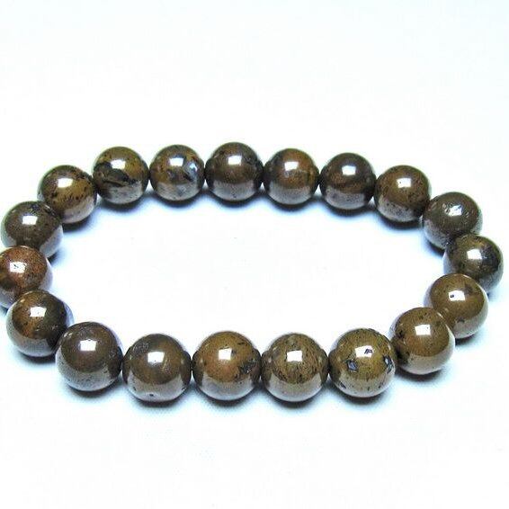 コンドライト ブレスレット サハラNWA869 隕石 11mm 一点物 おまかせ便 199-846