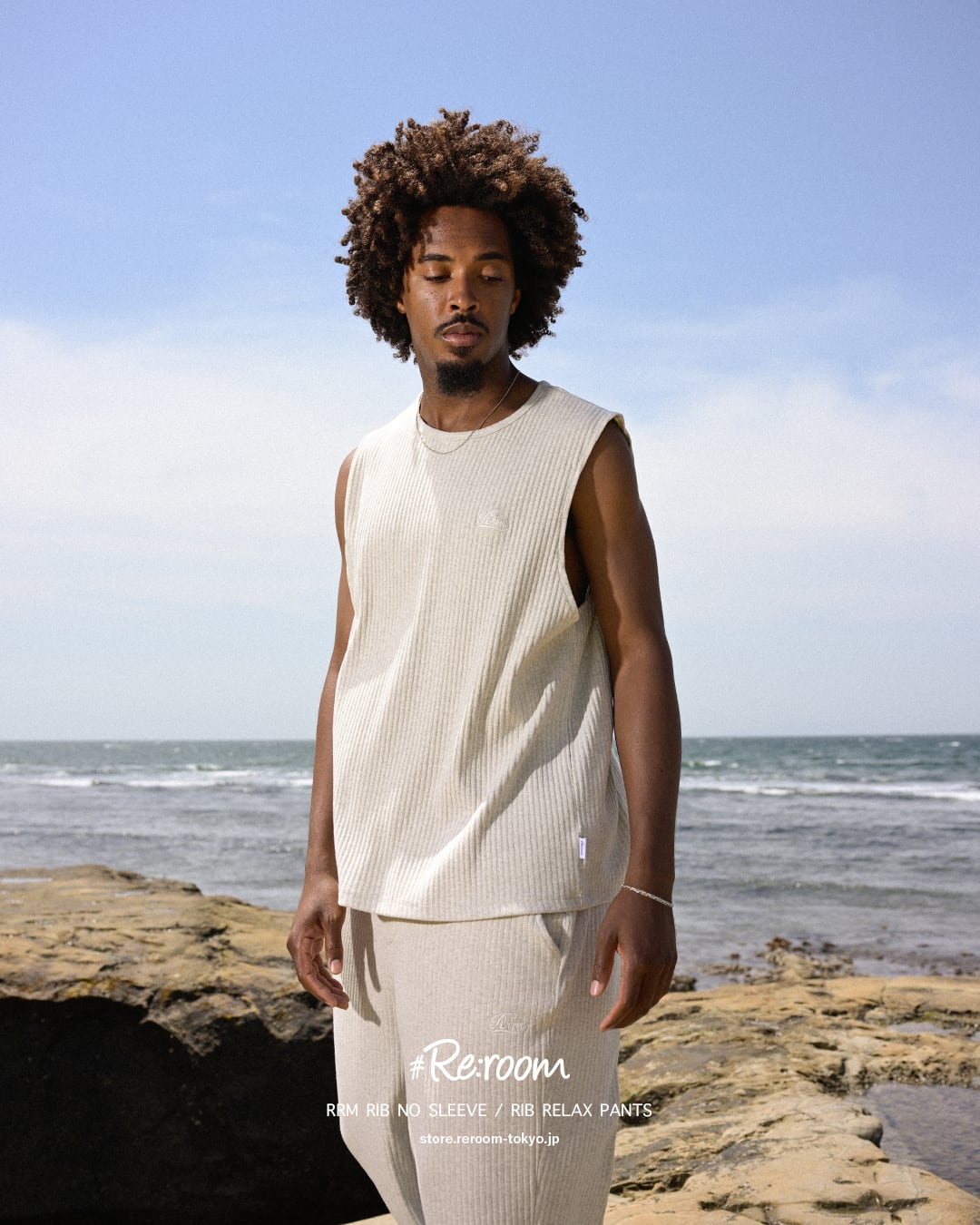 Re:room】RRM RIB NO SLEEVE［REC906］ | #Re:room（リルーム）