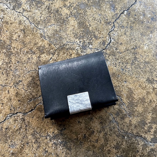 錫の手縫い財布　ichi