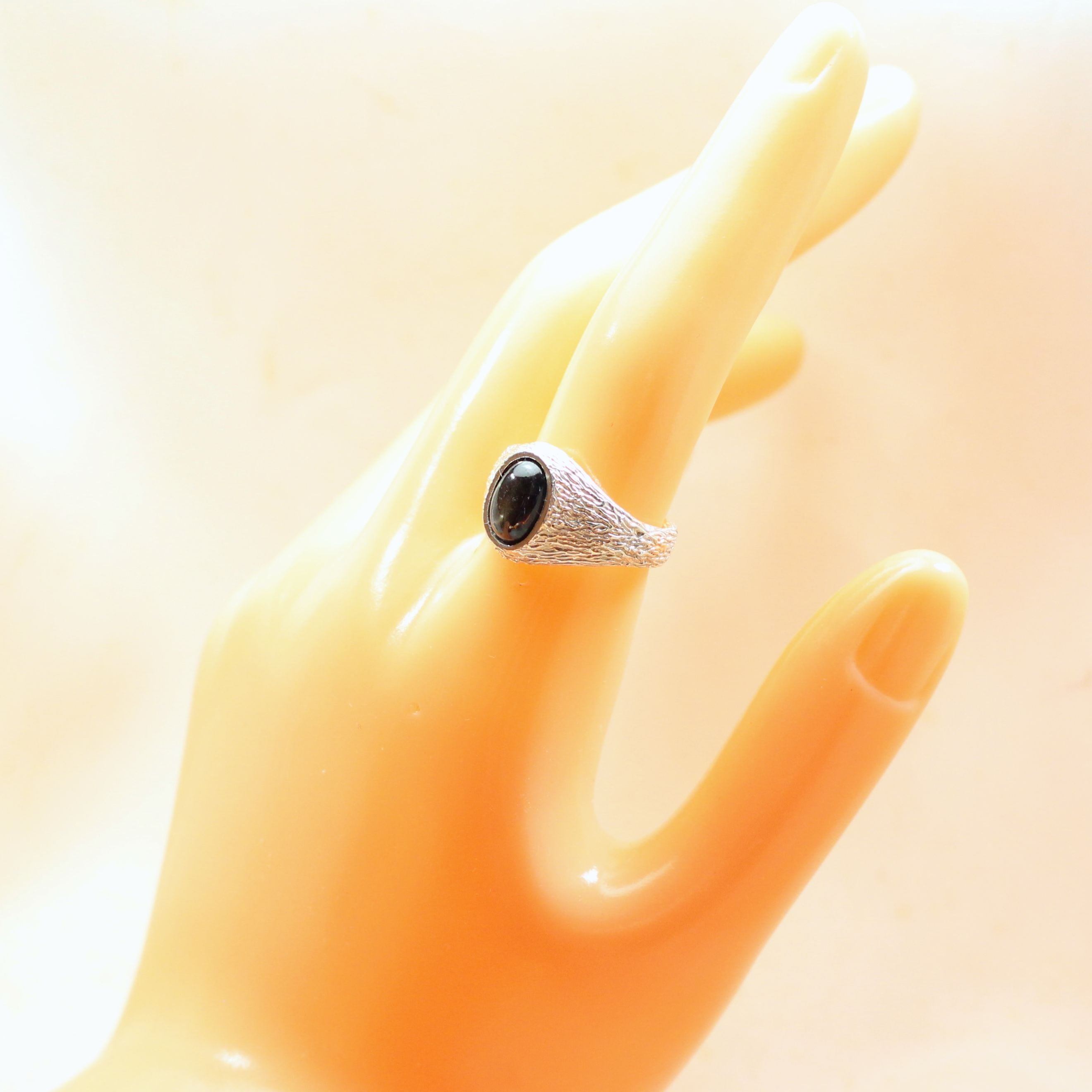 Sv925 ブラックスターサファイアリング 3.18ct | Atelier Ozaki
