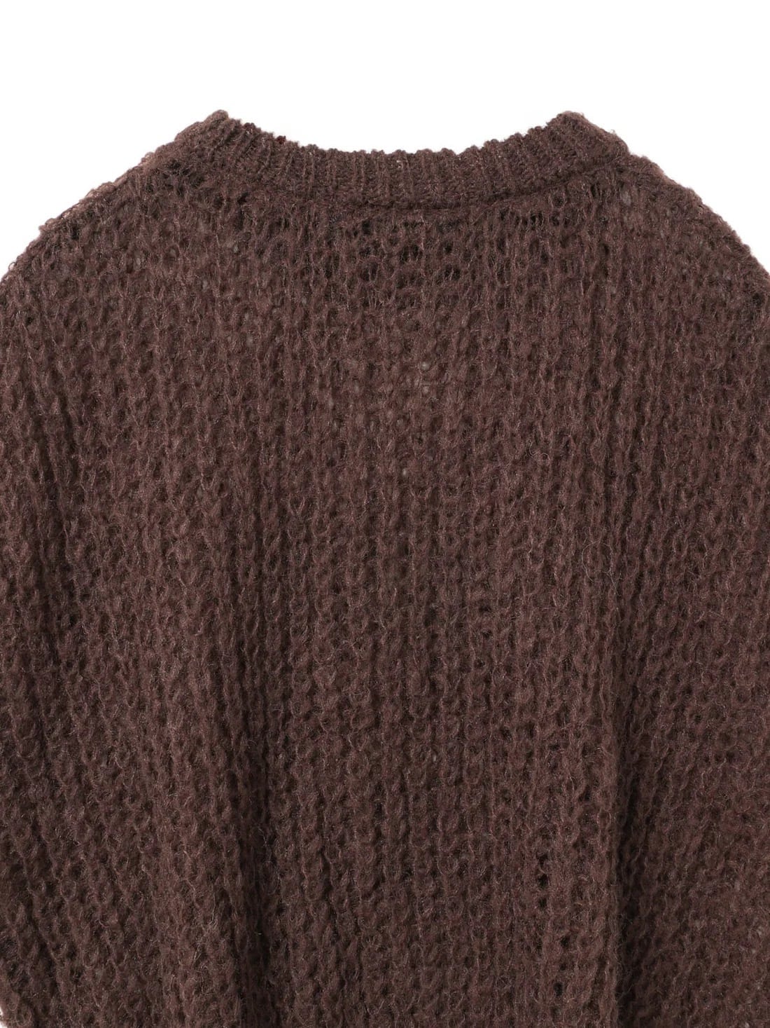 mizuiro ind ミズイロインド】HAIRLY COCOON WIDE VEST ヘアリー