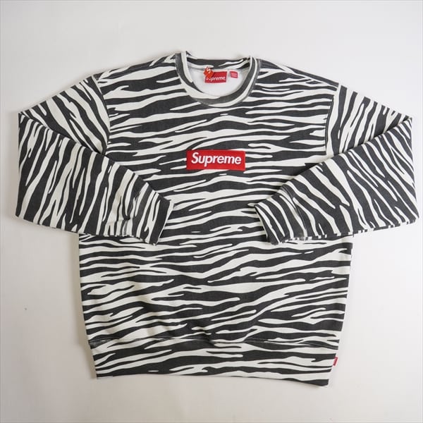 SUPREME 22aw Box Logo Crew Neck Zebra