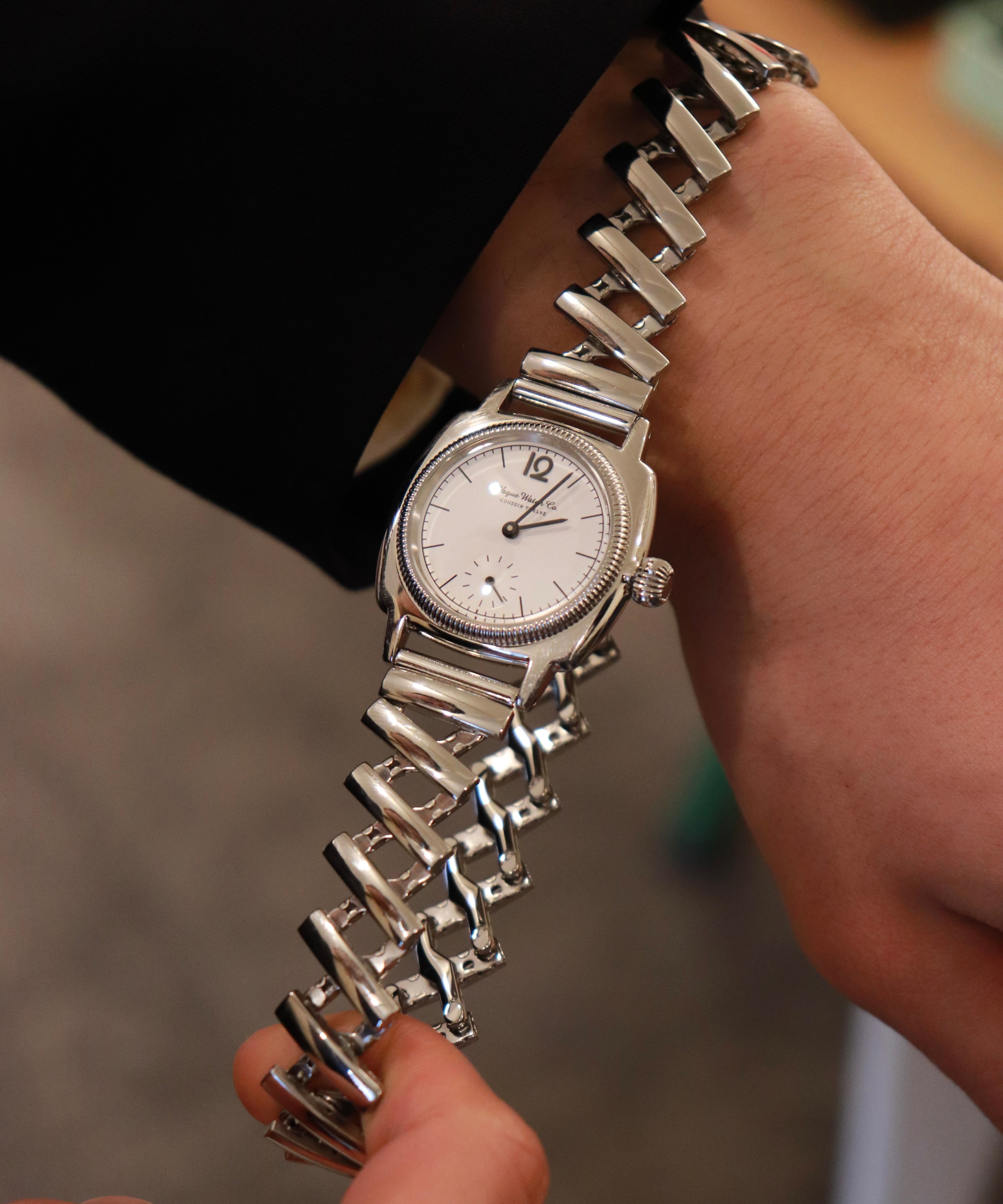 時計 Vague watch co. (Coussin 12 Extension) VAGUE WATCH CO. / Coussin 12 Extension 32mm/16mm (SILVER