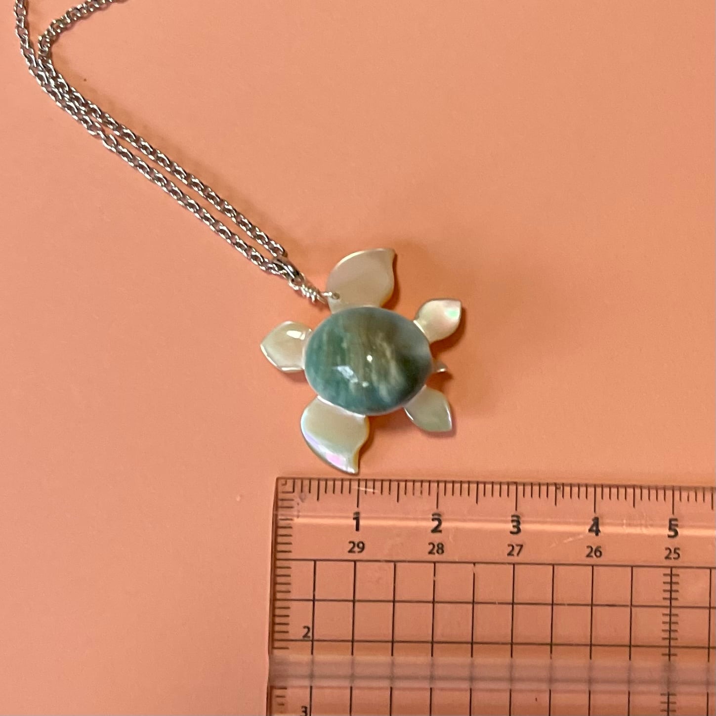 夜光貝のホヌペンダント | シェルアクセサリー lulu*moani