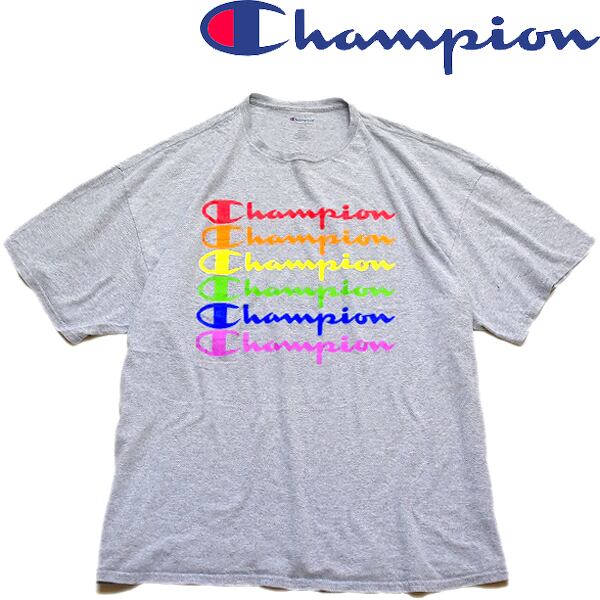 ★80s Champion プリント Tシャツ アメリカ製 チーム物 アメカジ