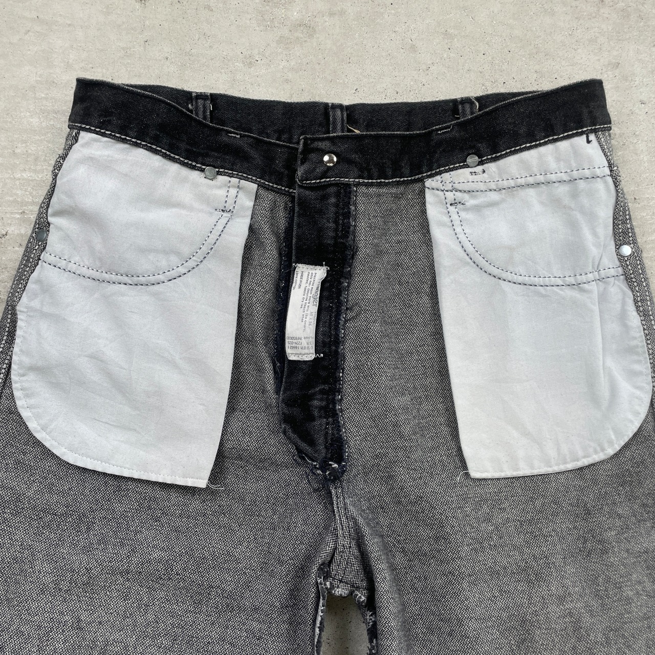 90年代 USA製 Wrangler ラングラー ブラックデニムパンツ 先染め 