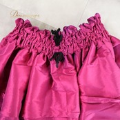 フラダンス 衣装 パウスカート ピンク系 パープル系 エムエムジェイ 日本製 マゼンタカラー ハワイアン 無地 光沢感 シンプル 華やか 鮮やか かわいい おしゃれ シングル スカート ふんわり 軽やか ダンスウェア カジュアル レディース スポーツウェア