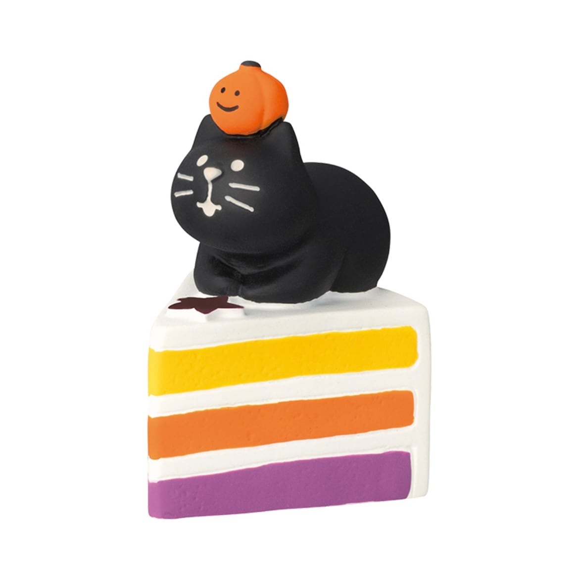 concombre｜コンコンブル｜かぼちゃケーキ猫 猫雑貨 猫柄 猫グッズ  猫型 お家時間 プレゼント 贈り物 ギフト コンコンブル