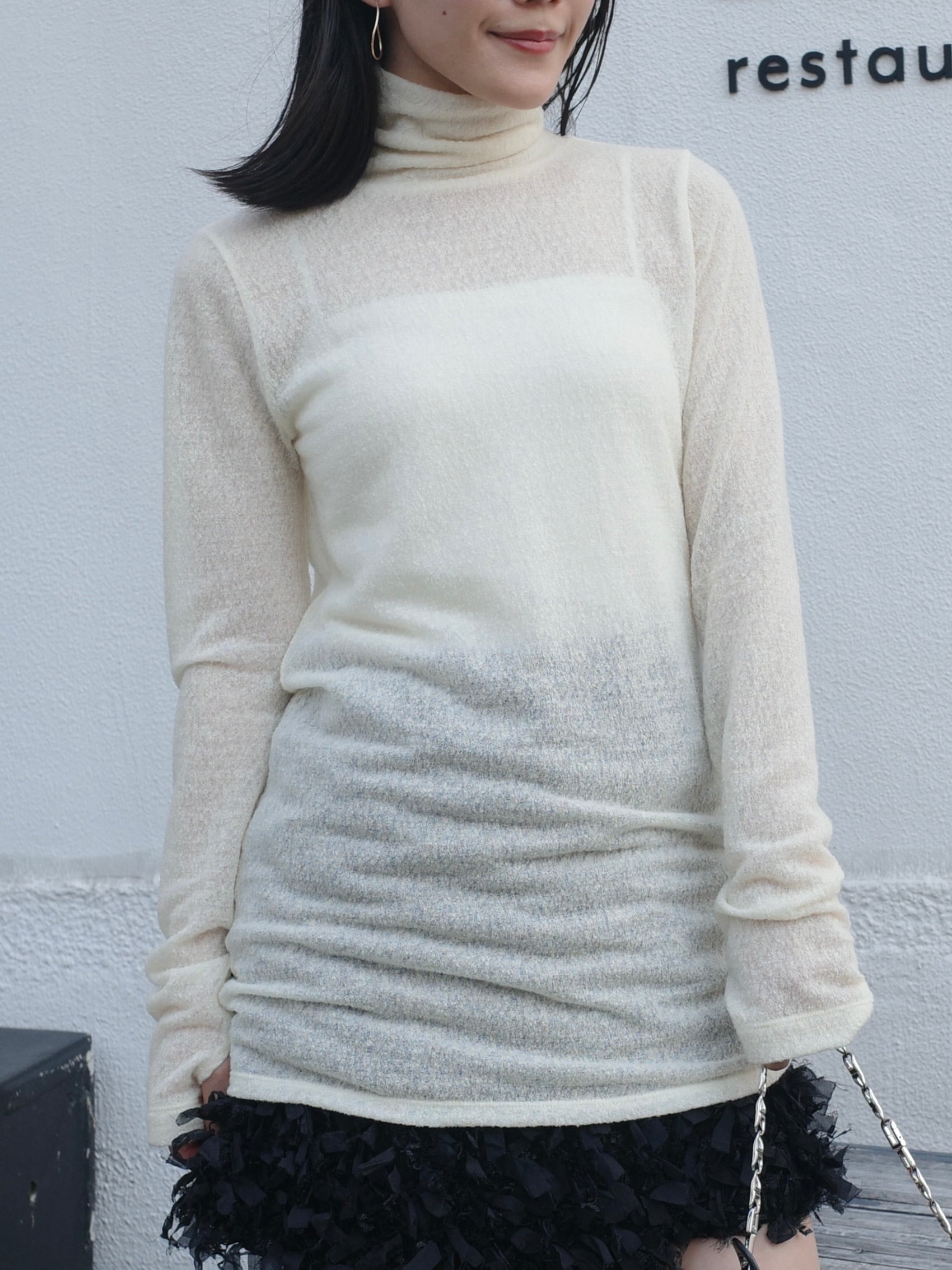 【予約】sheer turtle / ivory (11月上旬発送予定)