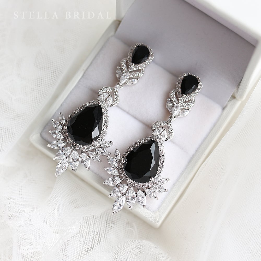 キュービックジルコニア ブライダルイヤリング＆ピアス ルミエール