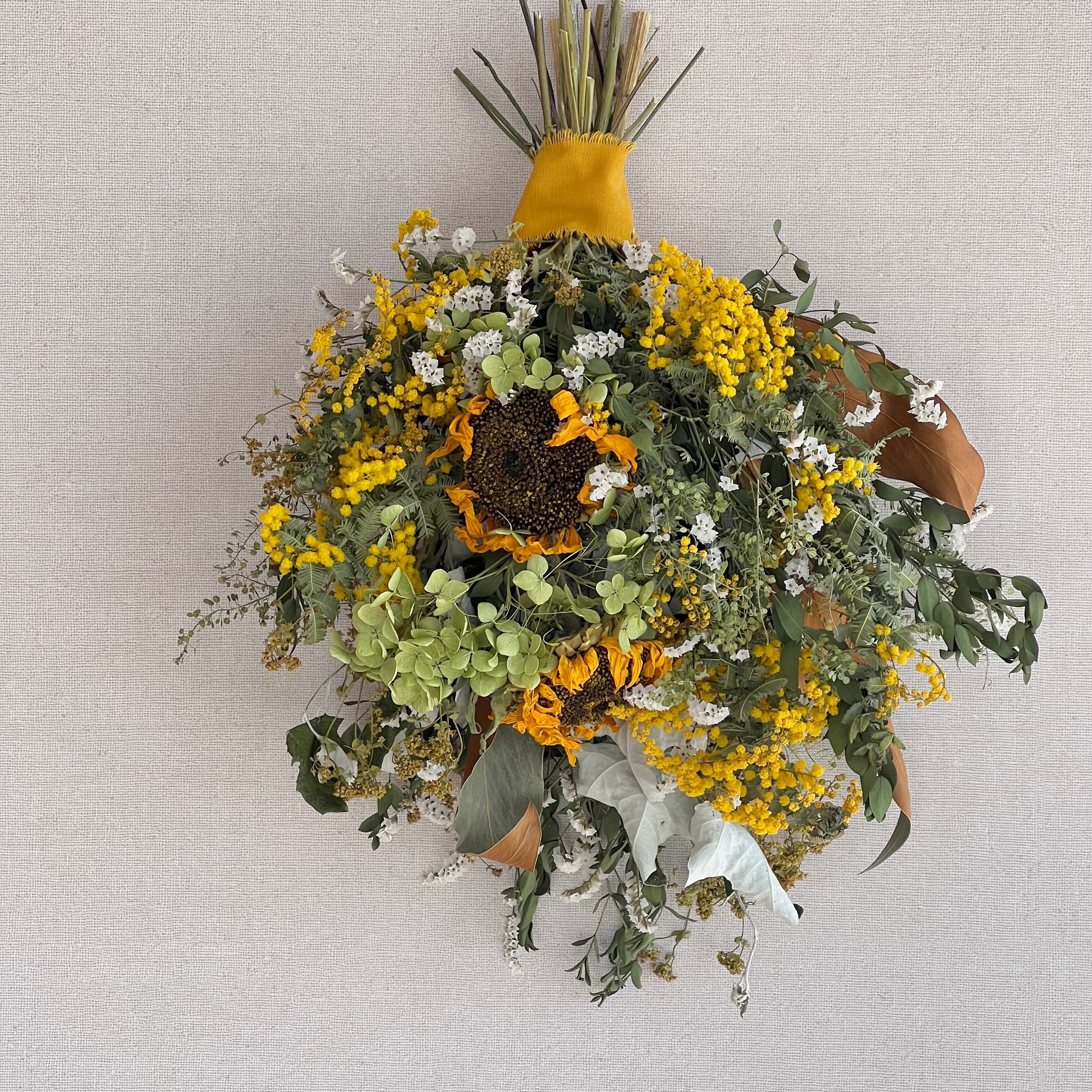 5.ミモザブーケスワッグ 5.ミモザブーケスワッグ