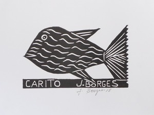 J.BORGES ジョタ・ボルジェス 木版画 S　【CARITO】