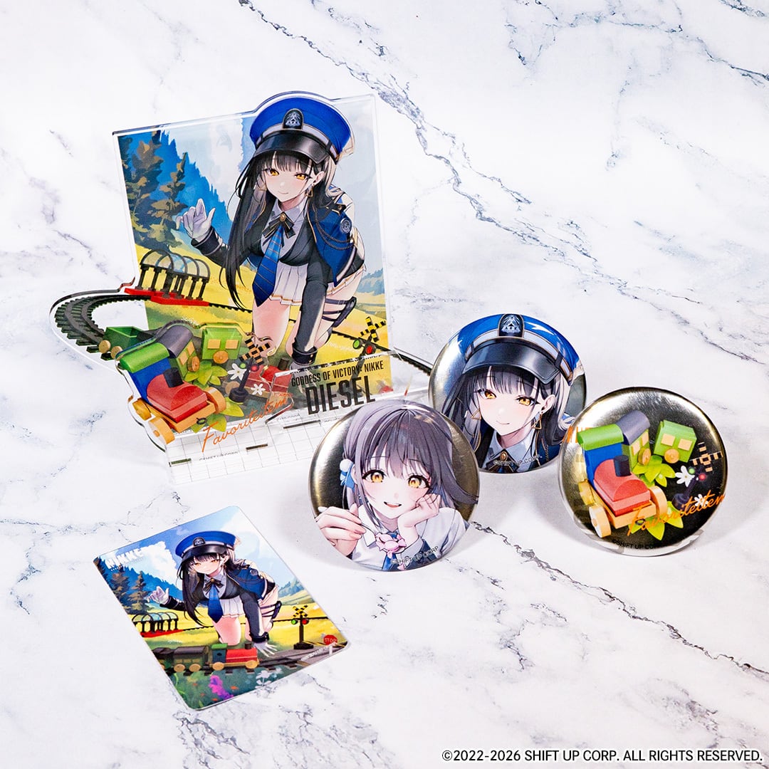 勝利の女神：NIKKE FOCUS ON NIKKE!! 缶バッジセット ディーゼル