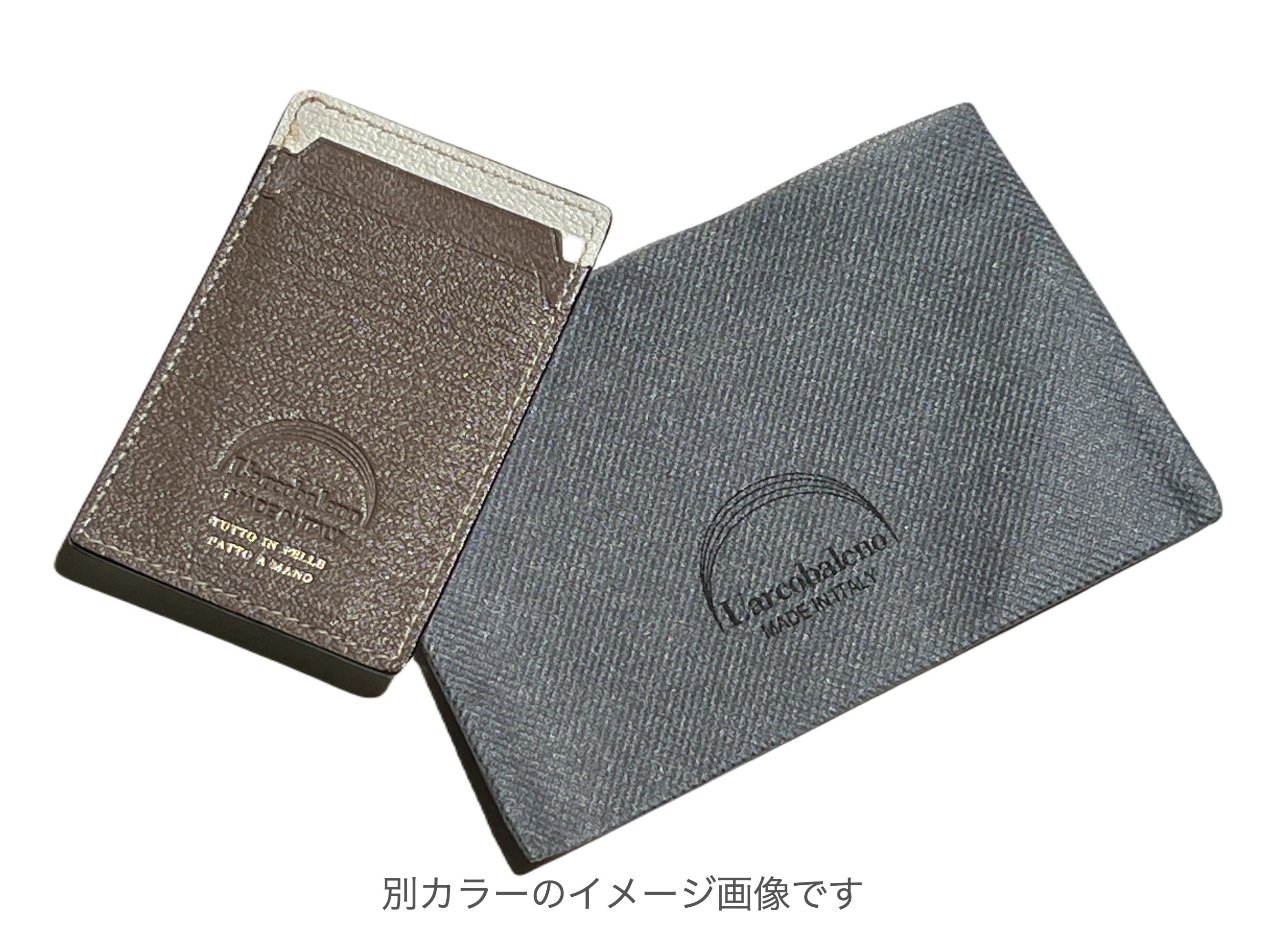 L'arcobaleno（ラルコバレーノ）スマホ用カードケース】ダークブラウン