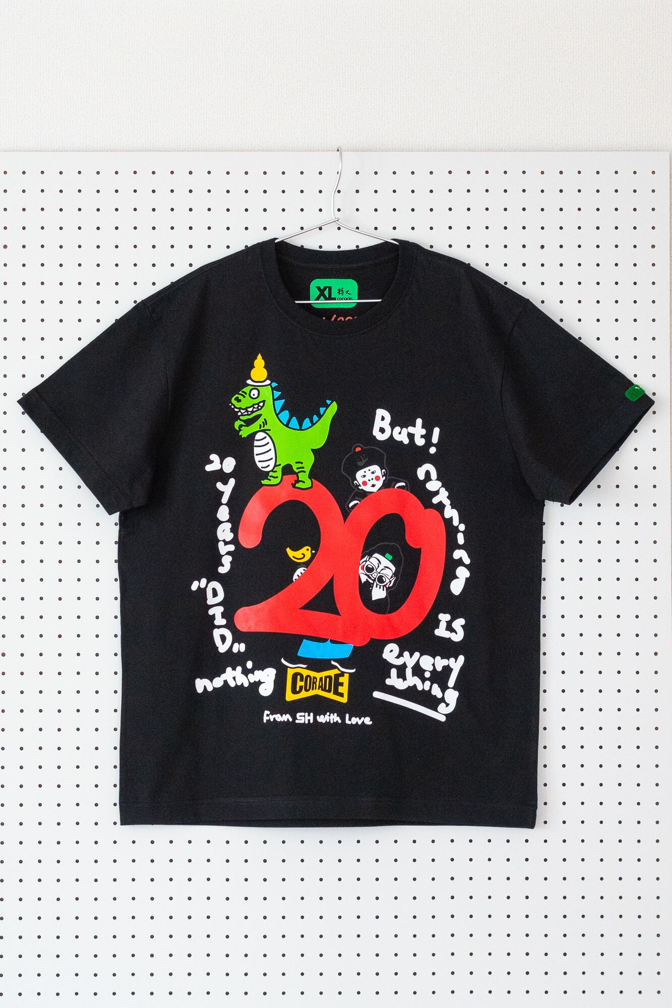 【予約販売商品】SorsorTシャツ 21年新作Corade white20周年記念Tシャツ　メンズ・レディース・ユニセックス