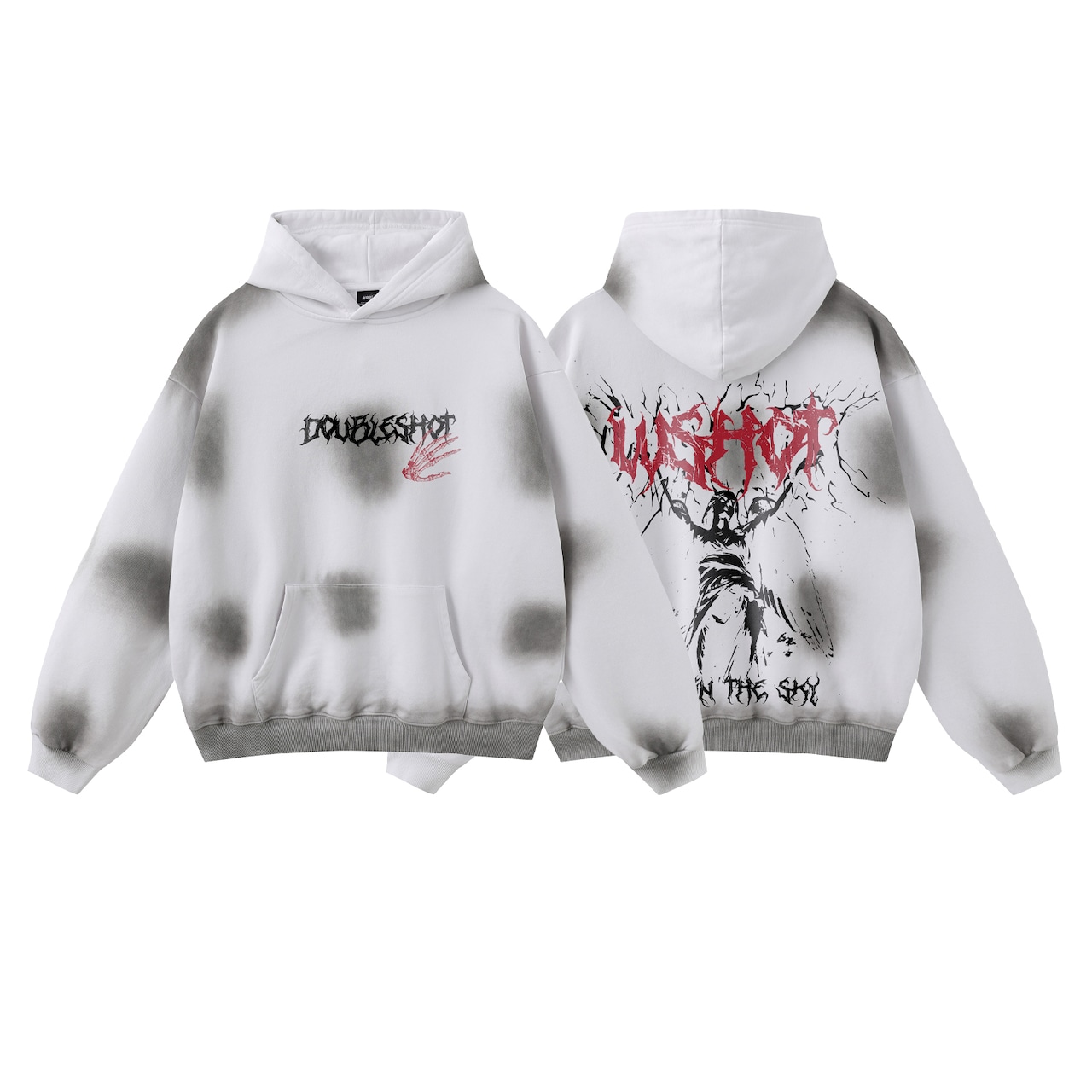 WSHOT Original Skull Claw Angel Hoodie WS039