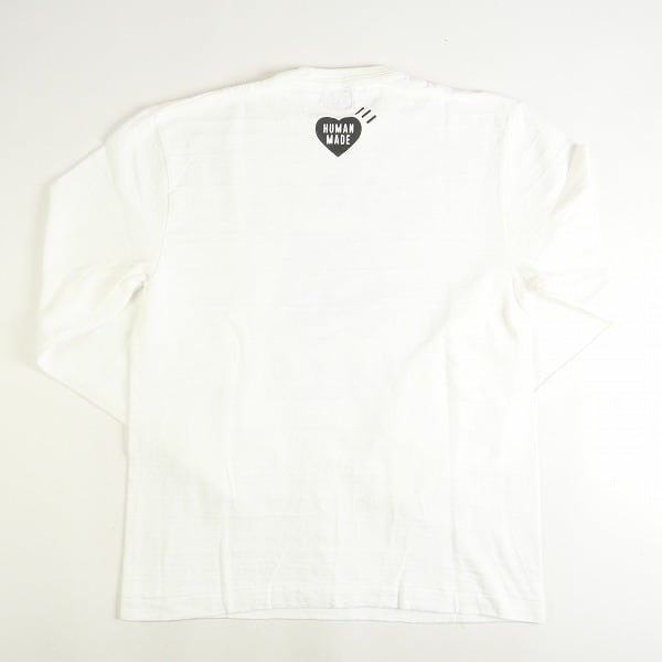 Human Made ロンT ホワイト Mサイズ HUMAN MADE 長袖カットソー L
