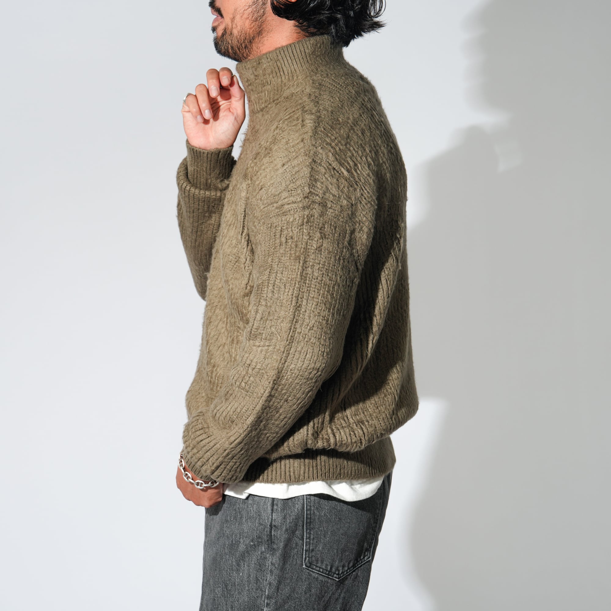 daydream ovy Cotton Shaggy Drivers Knit 【公式通販】