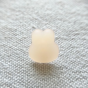 うさぎ(パステルオレンジ) 15㎜