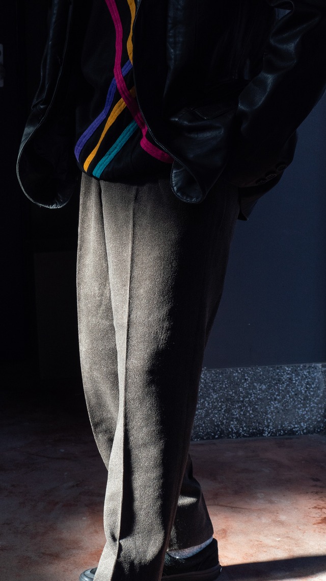 unknown '90s vintage Multi color line sweat