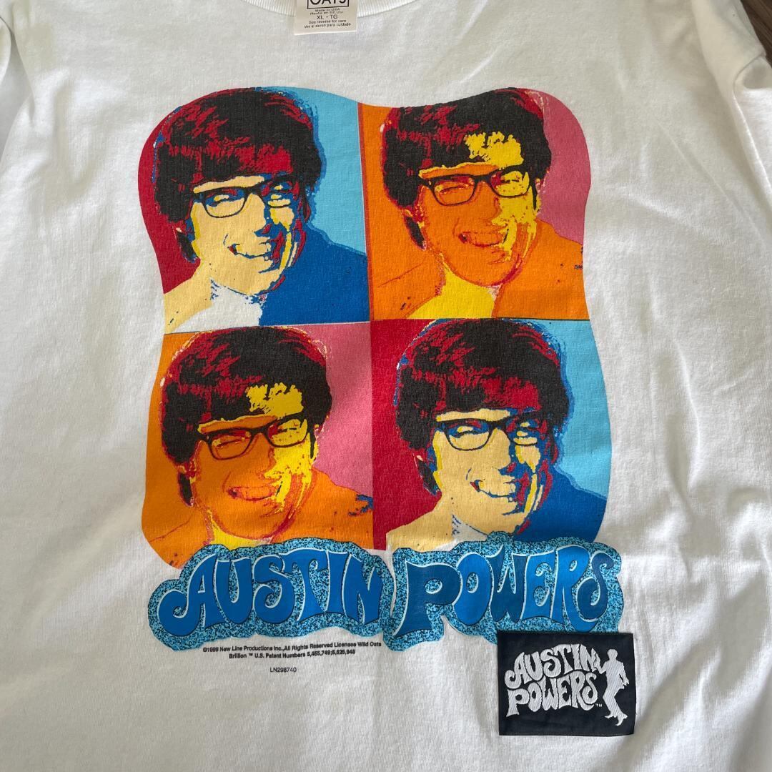 tGG79 Tシャツ 90s オースティンパワーズ ムービー 映画 ビンテージ