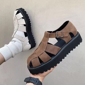 スウェード風グルカサンダル　0613