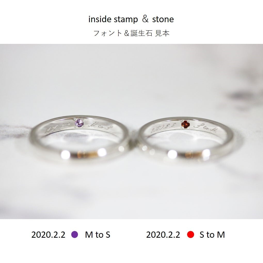 結婚指輪】印台イニシャル_K18YG | Somm Jewelry【ソムジュエリー】