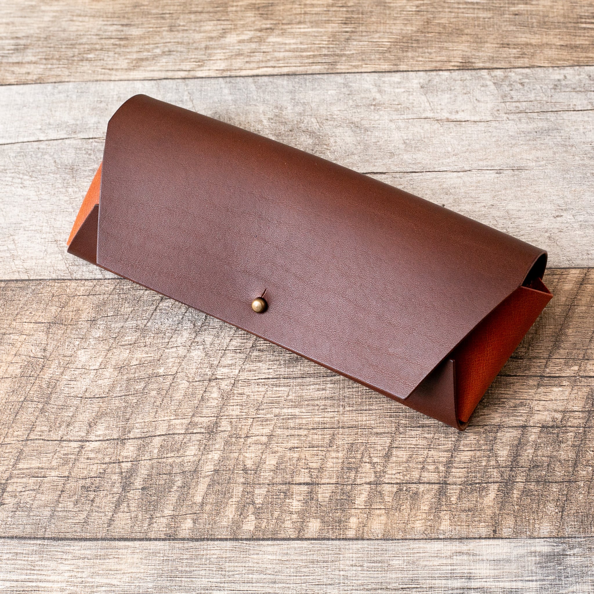 バイカラーのメガネケース | Cwith Leather（シーウィズレザー）