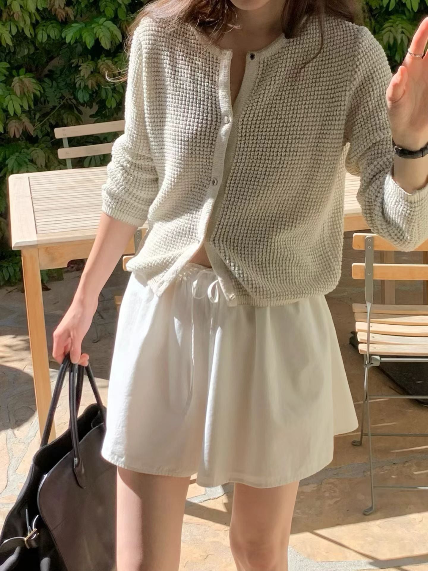 (予約) ounce / Golden Crochet cardigan