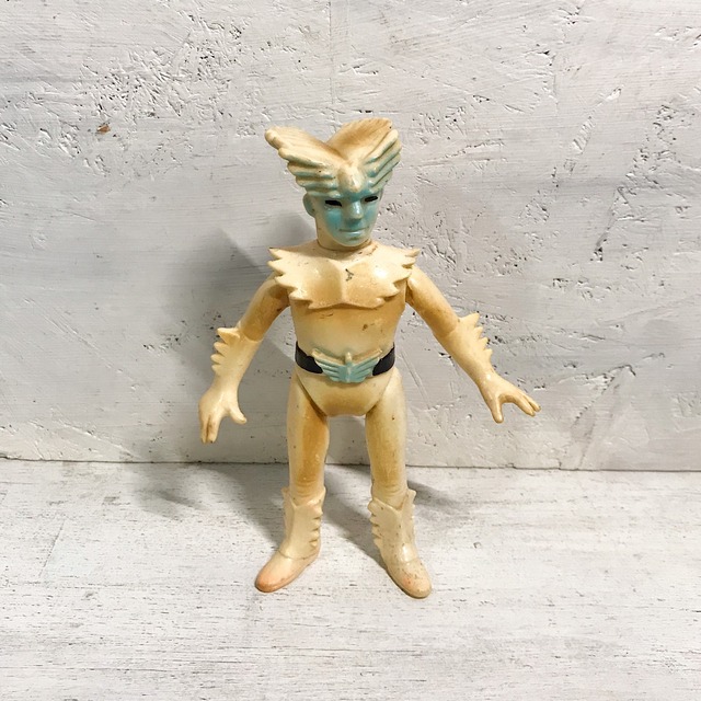 【R-994】万年社レインボーマン黄金の化身ソフビ人形