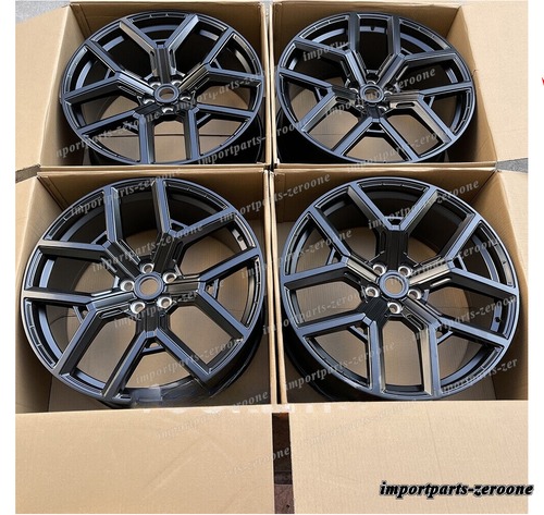 23インチ 新品サテンブラック 5 スポークホイール 2019+ ランドローバー ディフェンダー L663 -BRN-12146