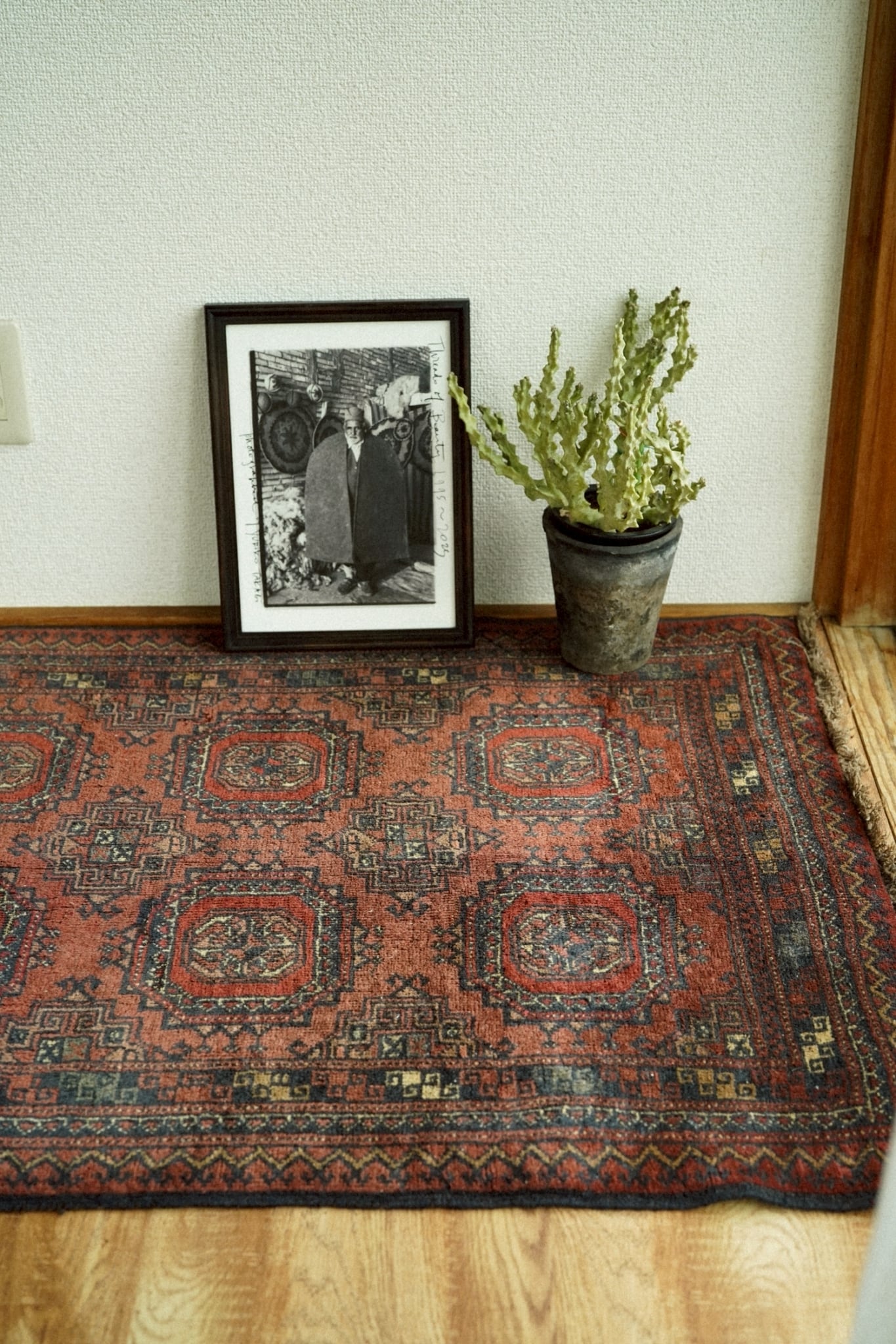 vintage rug, 215 ビンテージラグ Vintage Moroccan Style Rug 120×180 – KANADEMONO