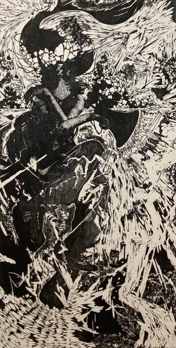 西嶋勝之［かたしぐれ］木版画 | Pay ID