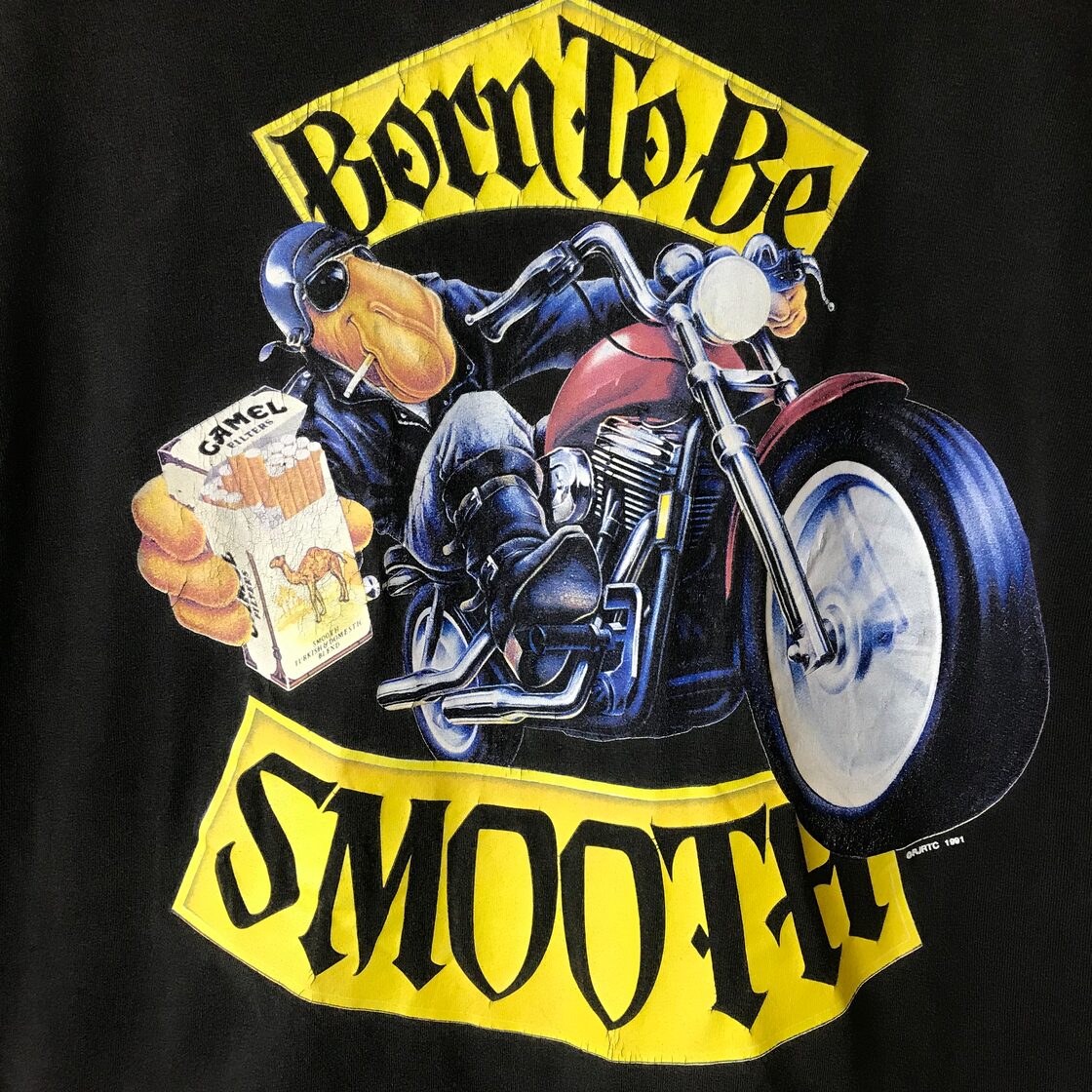 USA製 90s VINTAGE オフィシャルタグ CAMEL 企業物 半袖 ポケット T-sh 