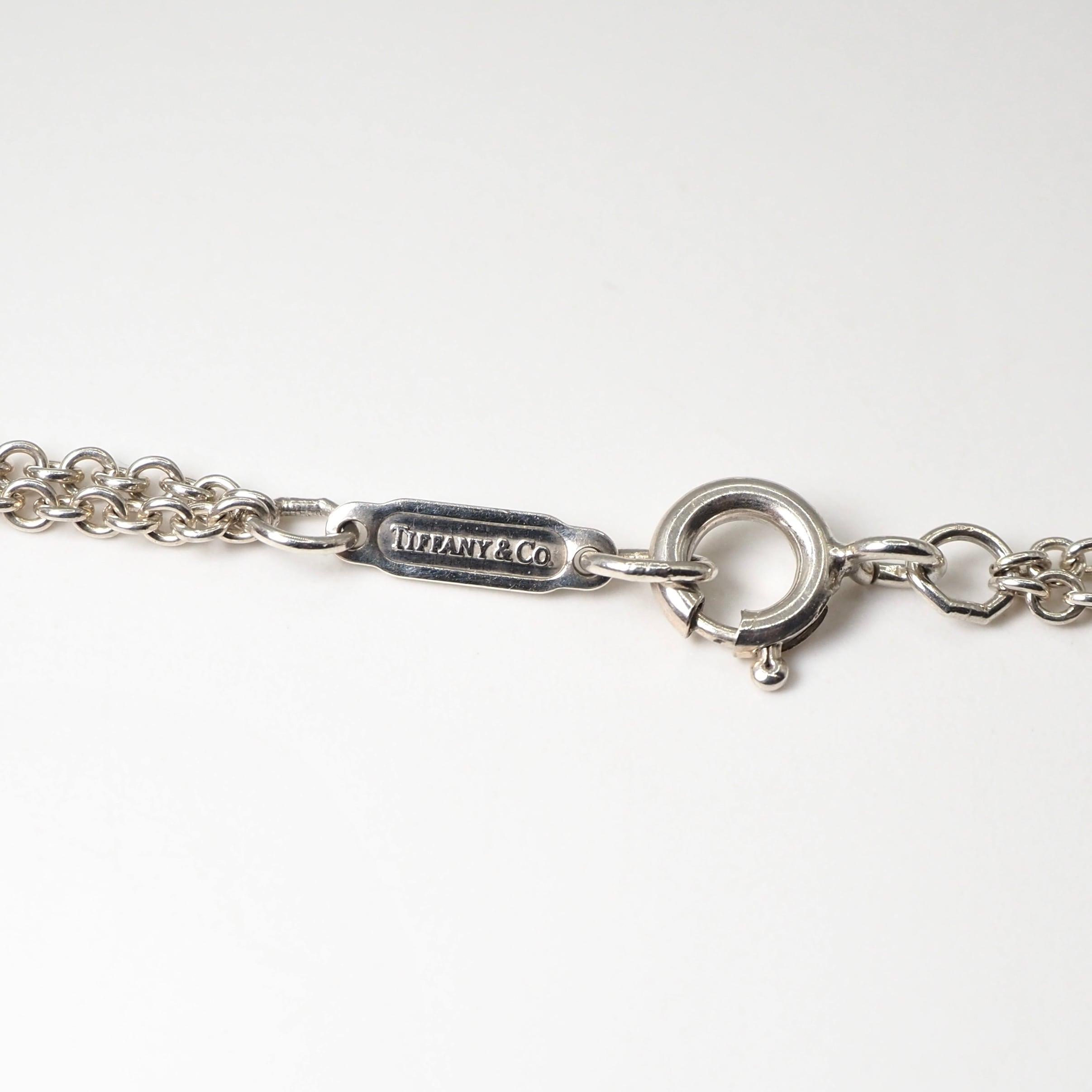 Tiffany&Co. インフィニティダブルチェーンネックレス シルバー925