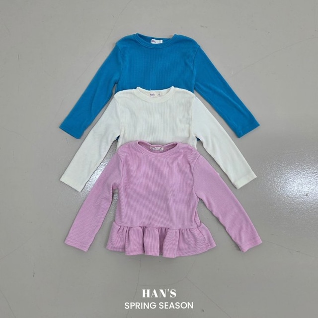 【取寄】hans|happy happy tee|ハッピーハッピーT|XS-JM|kids&jr|26 spring