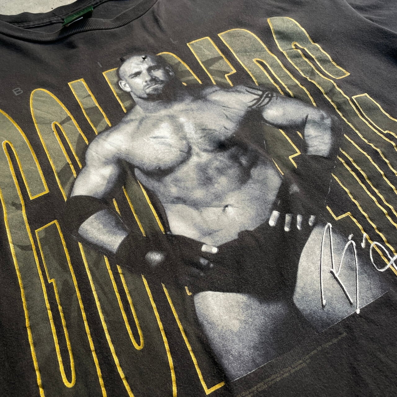 ビッグサイズ 90年代 USA製 WCW BILL GOLDBERG プロレスラー プリント 