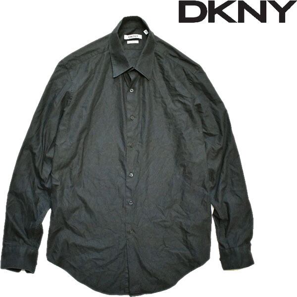90年代 DKNY 長袖 コットンシャツ メンズXL /eaa375800