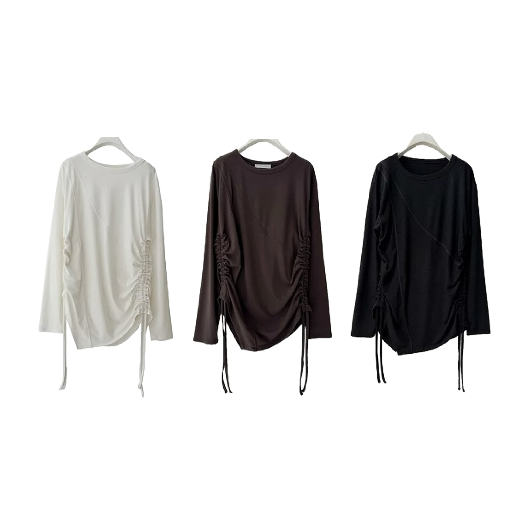 【 CHIGNON 】ドロストカッティングカットソー