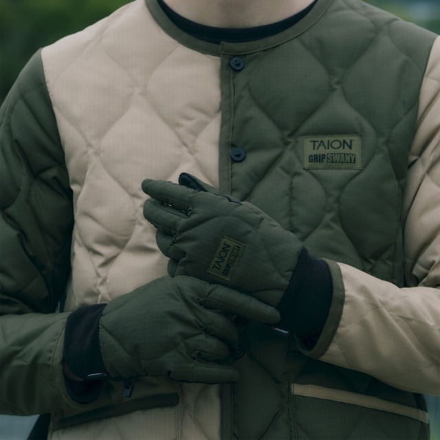 タイオン TAION × GRIP SWANY グリップスワニー ダウングローブ TAION-GRIPSWANY-GV01