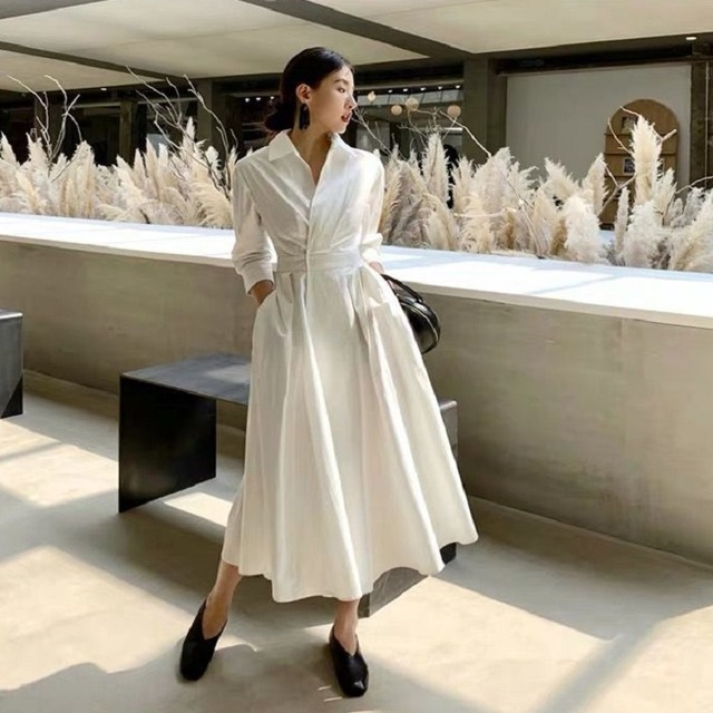 白ワンピース 白ワンピ レディースワンピース レディースワンピ ワンピース ワンピ 通販 レディー ス 女性用 白 ホワイト カシュクール 袖あり 襟 入ハイウエスト ロング Aライン フレア オフィス 通勤 お出かけ 食事会 普段着 デイリー 女子会 デート 脚長効果 清楚 清潔 白ワンピース 白ワンピ レディースワンピース レディースワンピ ワンピース ワンピ 通販 レディー ス 女性用 白 ホワイト カシュクール 袖あり 襟 入ハイウエスト ロング Aライン フレア オフィス 通勤 お出かけ 食事会 普段着 デイリー 女子会 デート 脚長効果 清楚 清潔