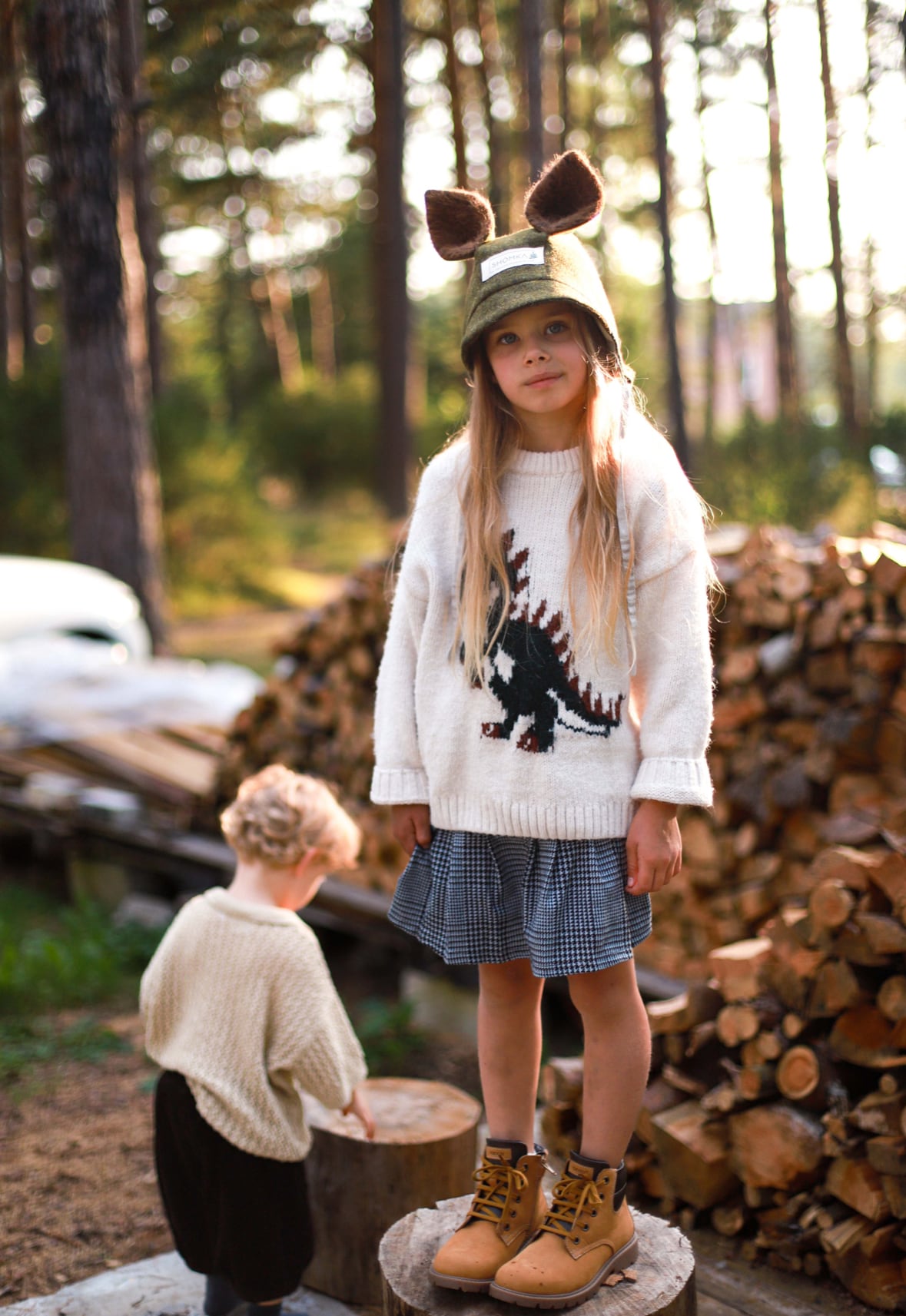 即納】SHOMKA wool bonnet squirrel♡ | Moon port