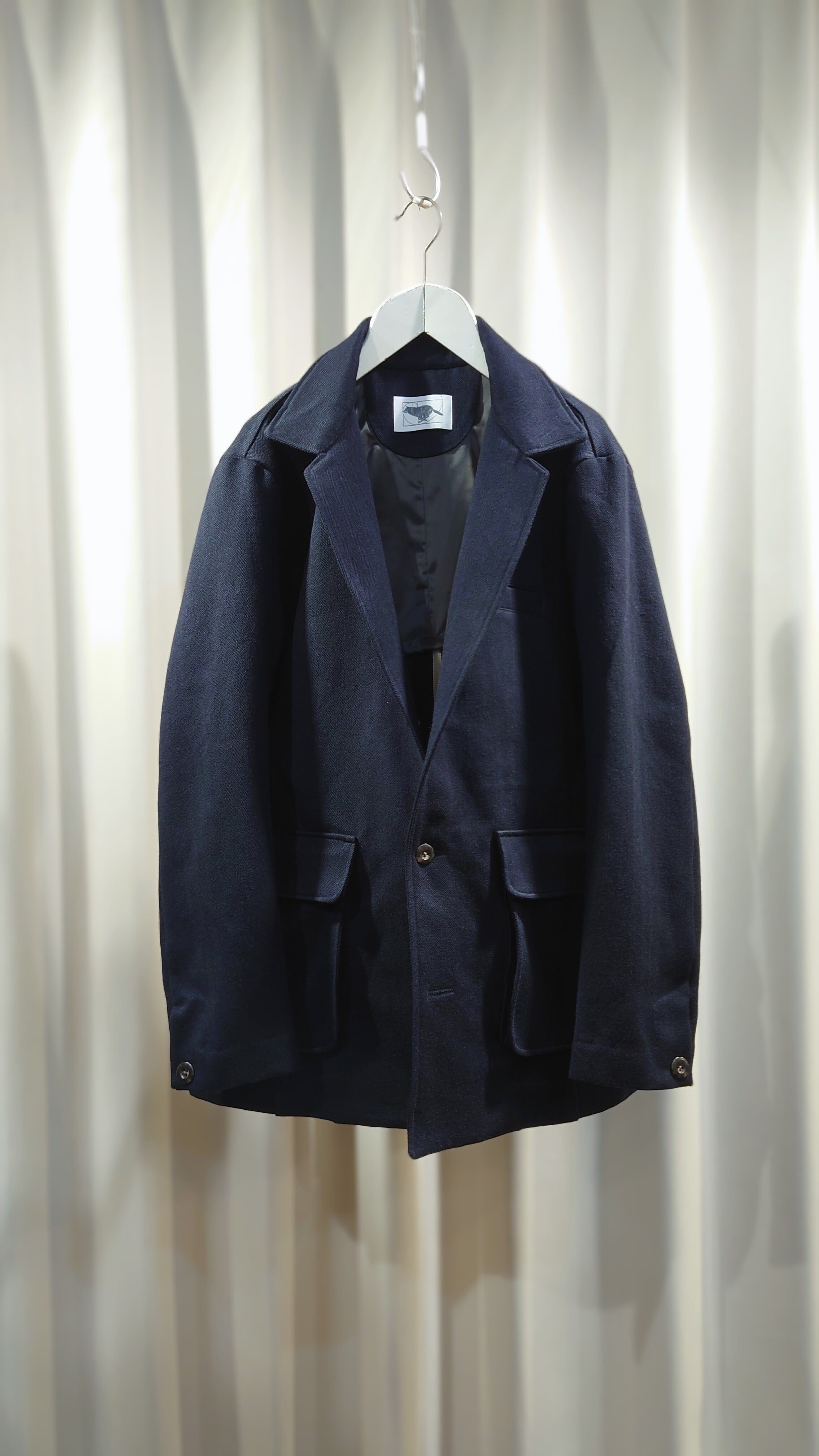 GarageUW COTTON WOOL HERRINGBORN FIELD JACKET
