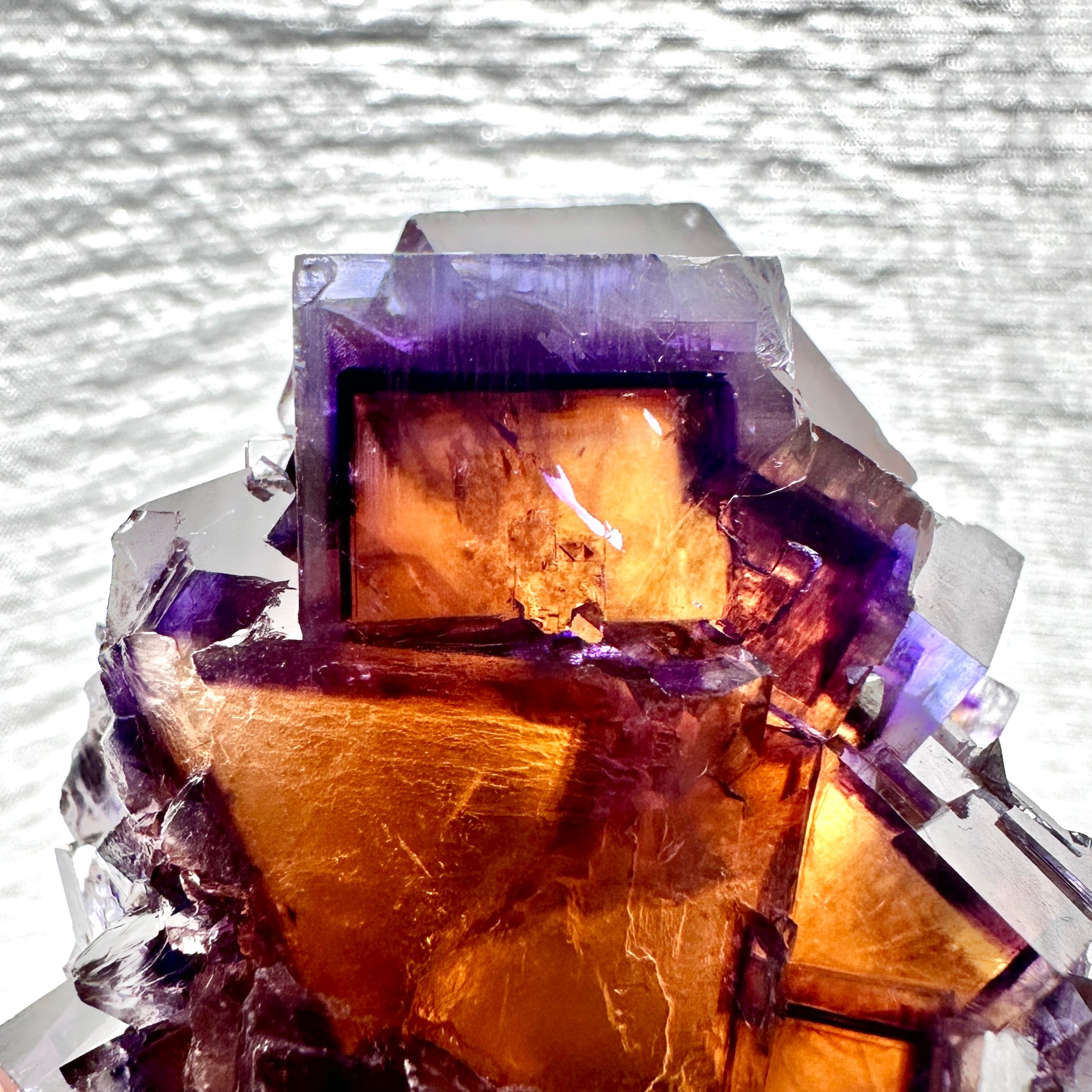 フローライト / キャルコパイライト【Fluorite with