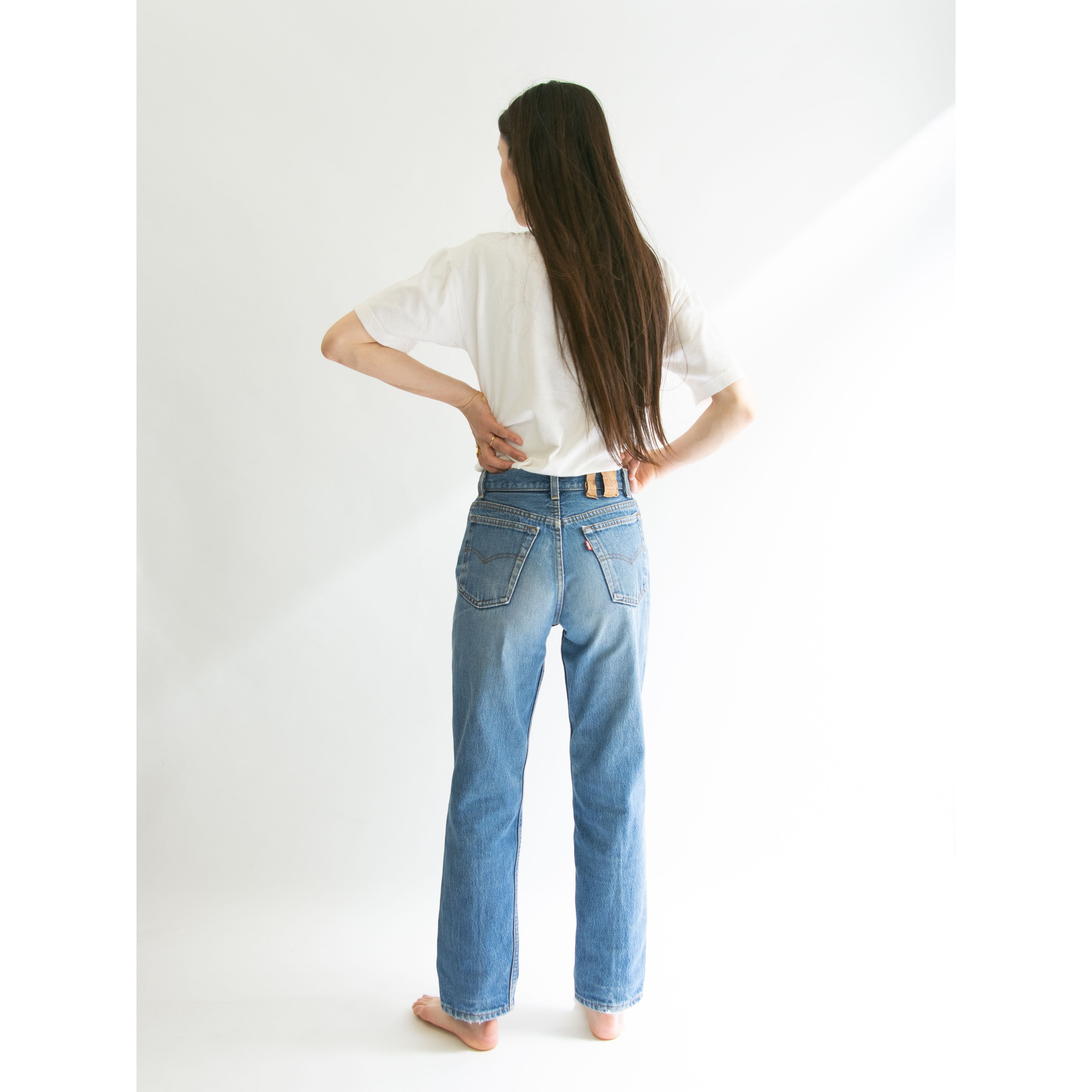 Levi's 701 student USA製 W28 デニムショートパンツ