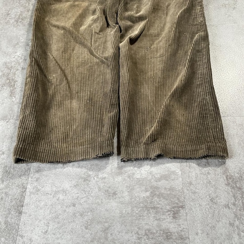 30-40s Adolphe Lafont コーデュロイ ブラウン W32 詳細写真17